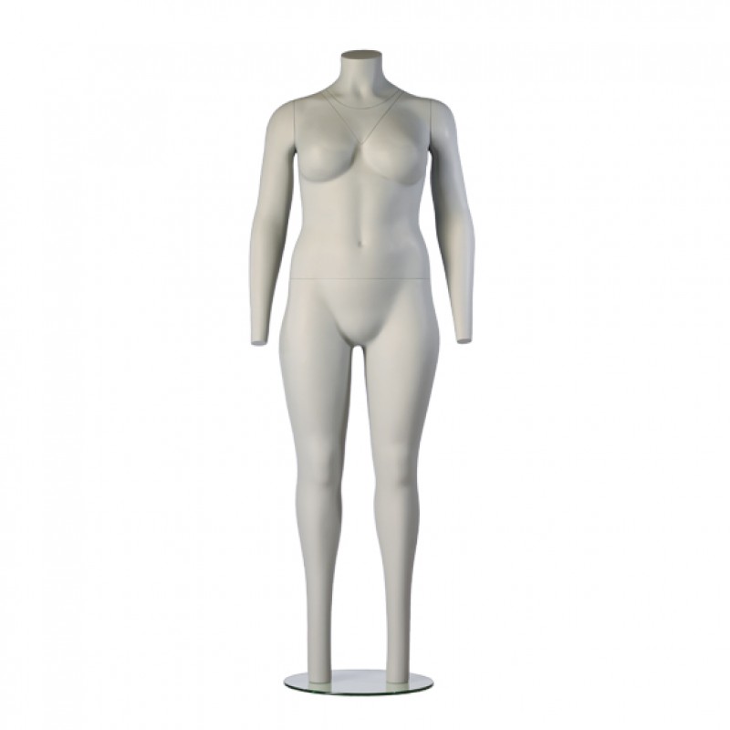 Plus Size Packshot Damenfigur– Ghost-Mannequin